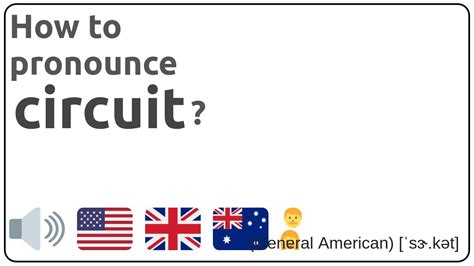 How to pronounce CIRCUIT in English .